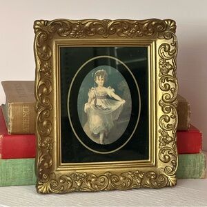 Miss Murray 1826 Gold Framed Art